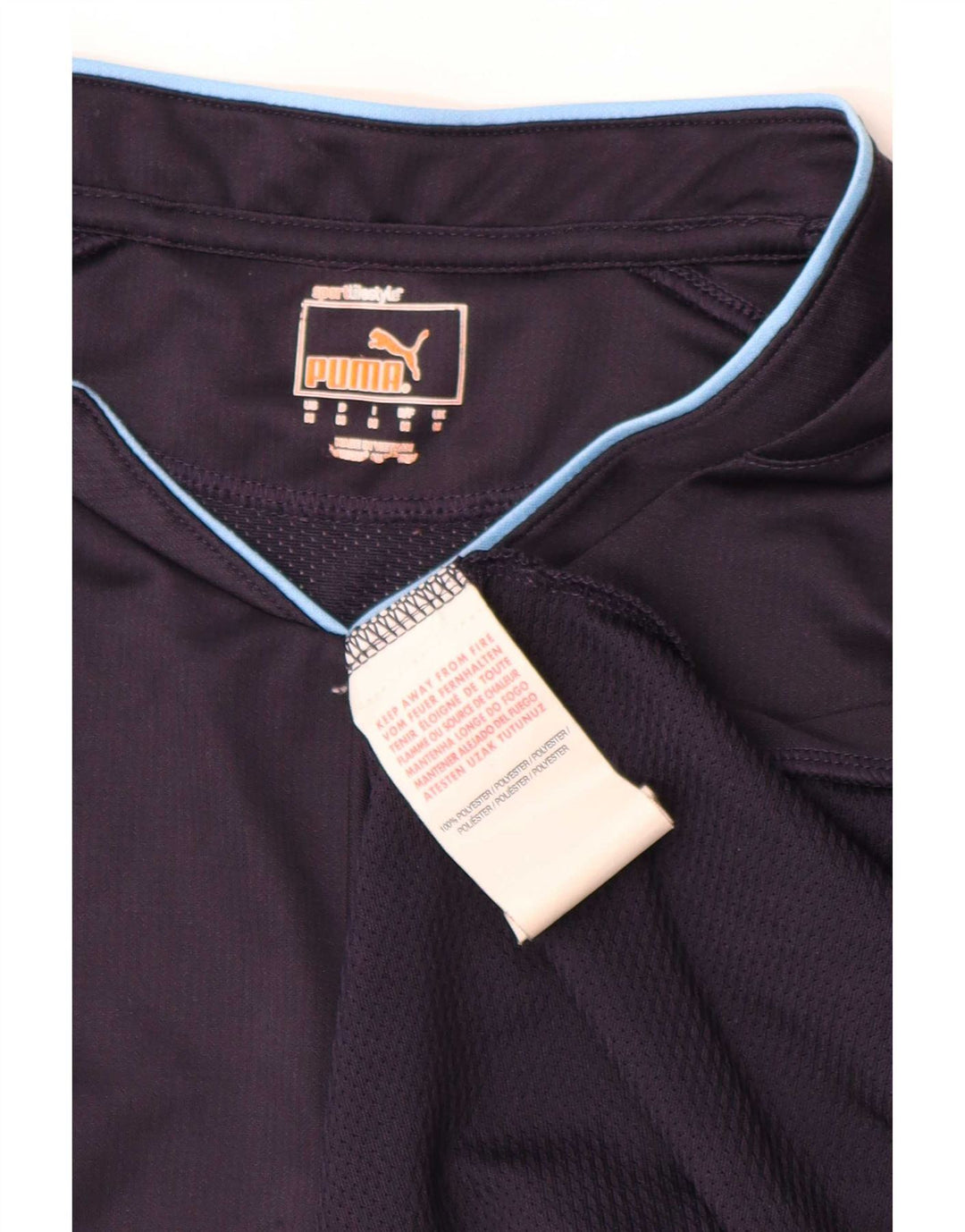 Ανδρικό T-Shirt Puma Τοπ μεσαίου μπλε ναυτικού πολυεστέρα