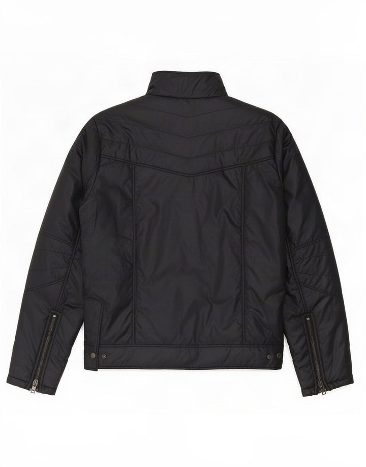 Lee Ανδρικό μπουφάν UK 40 Large Black Polyester