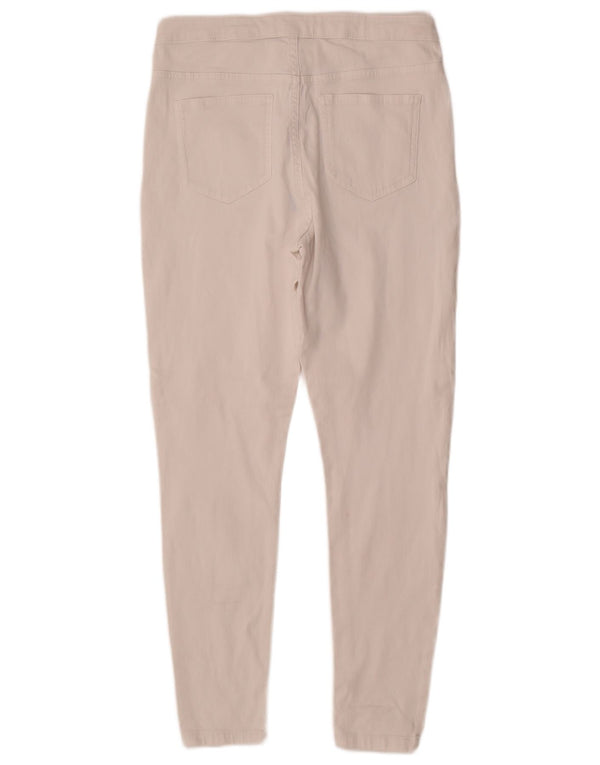 Marks & Spencer Γυναικεία Super Skinny Jeans UK 14 Large W32 L28 Λευκό βαμβακερό