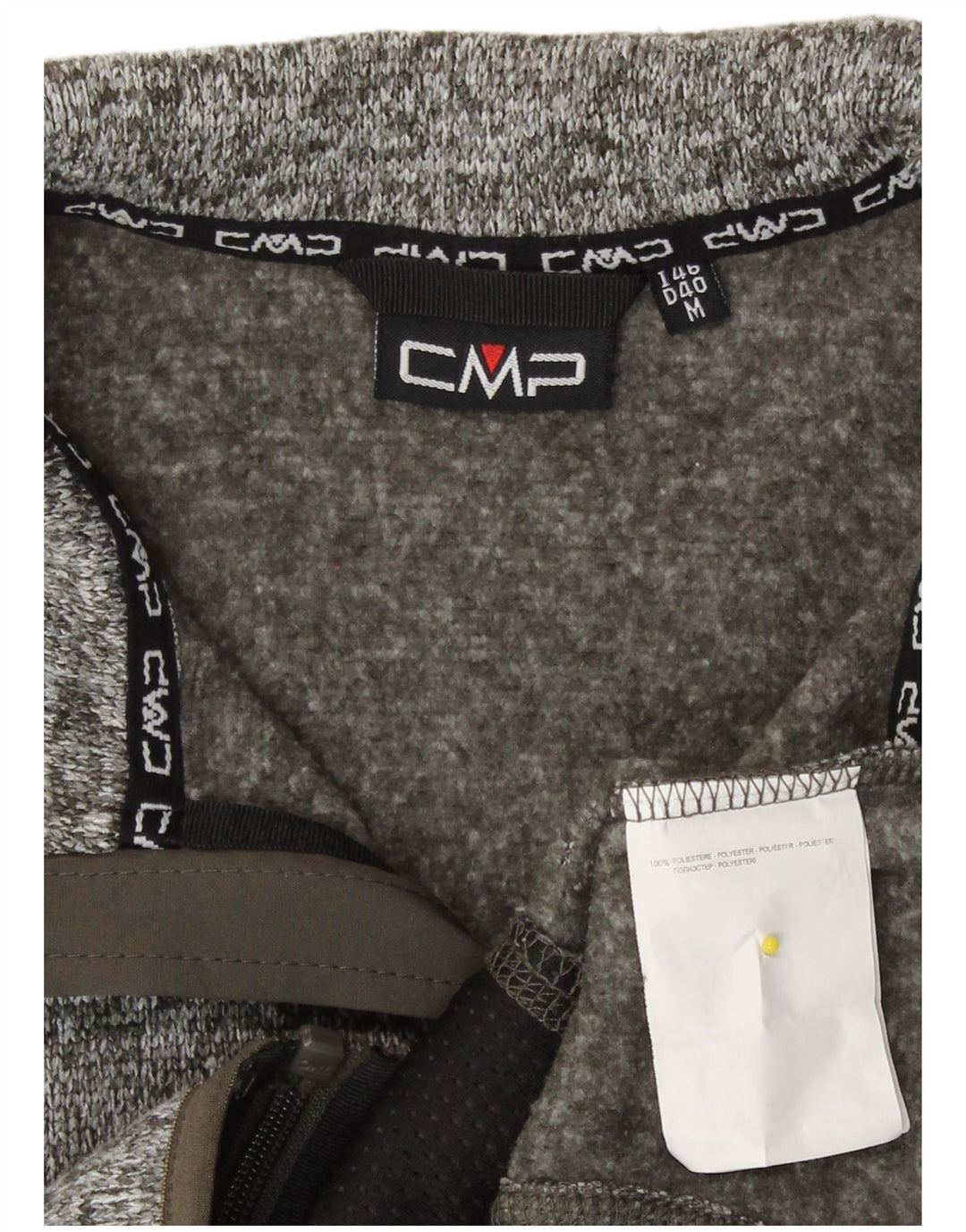 Γυναικεία αθλητική φόρμα CMP Top Jacket UK 14 Medium Grey Flecked Polyester