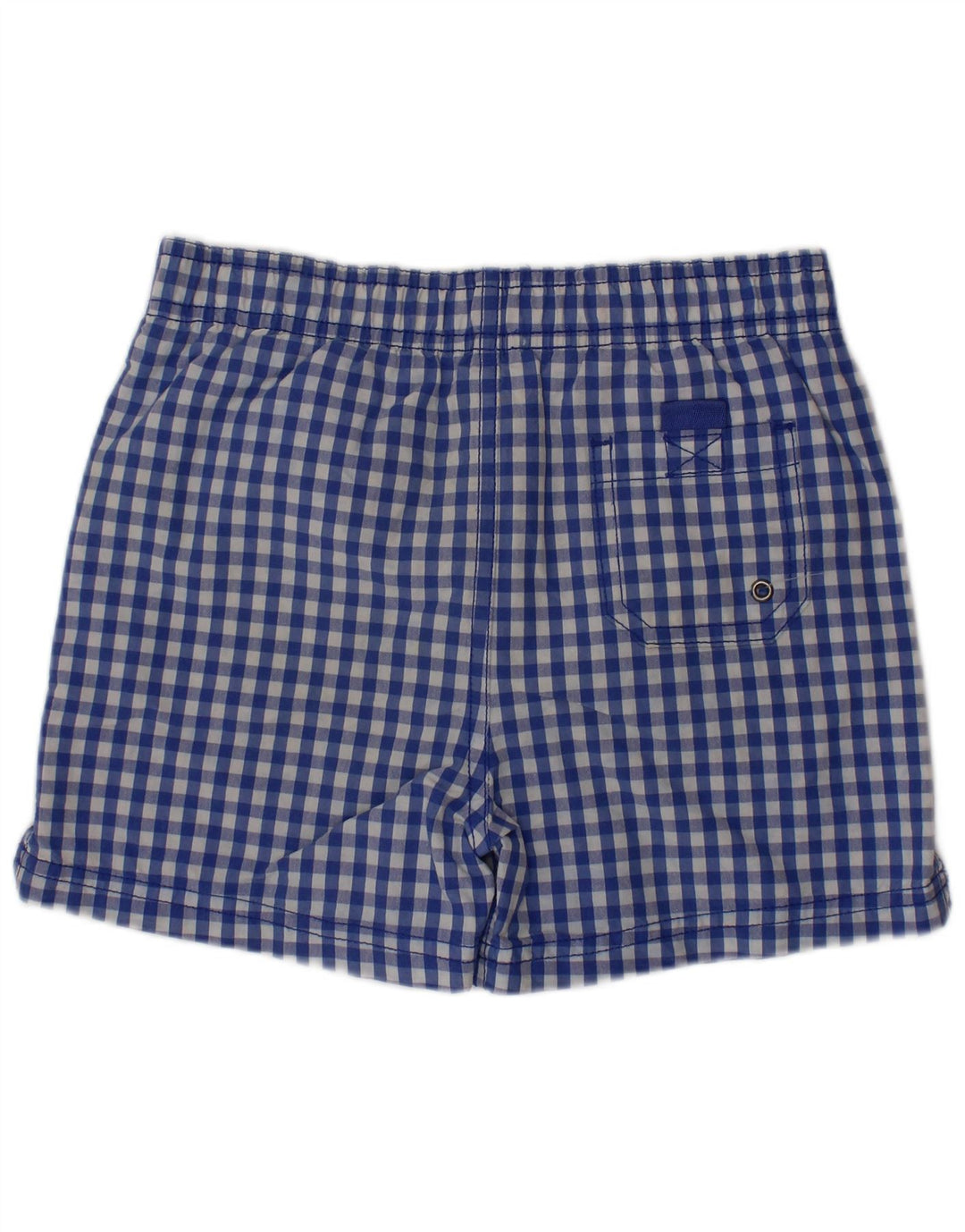 POLO RALPH LAUREN Βρεφικά αγόρια μαγιό 18-24 μηνών Blue Gingham Cotton