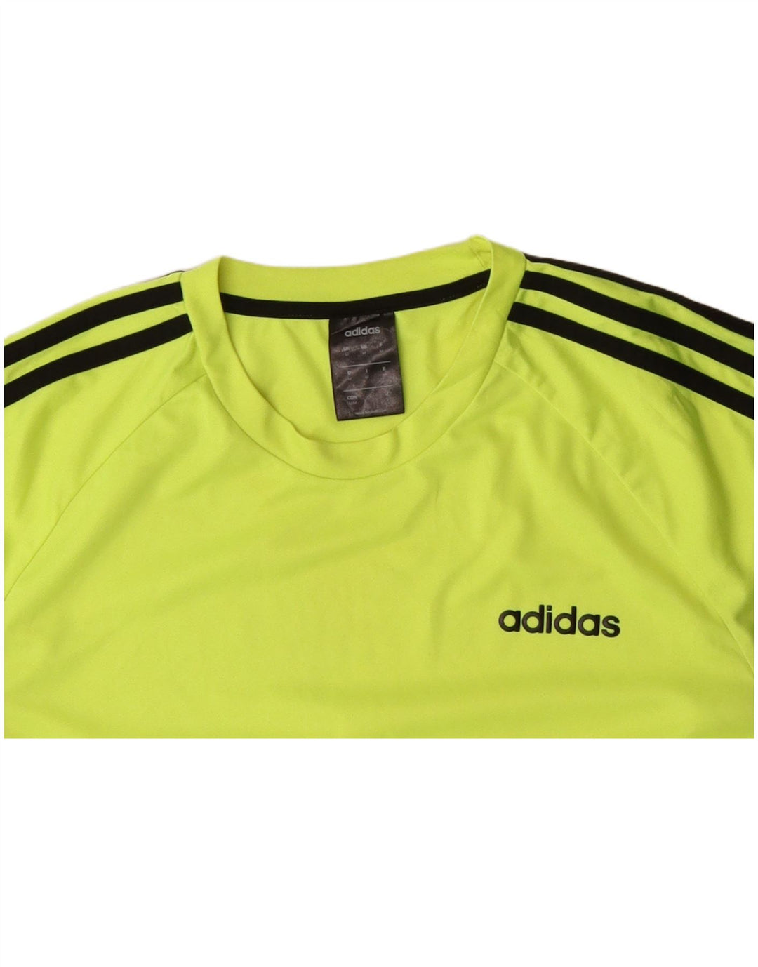 Ανδρικό T-Shirt Climalite ADIDAS Top Μεσαίο Πράσινο Πολυεστέρας