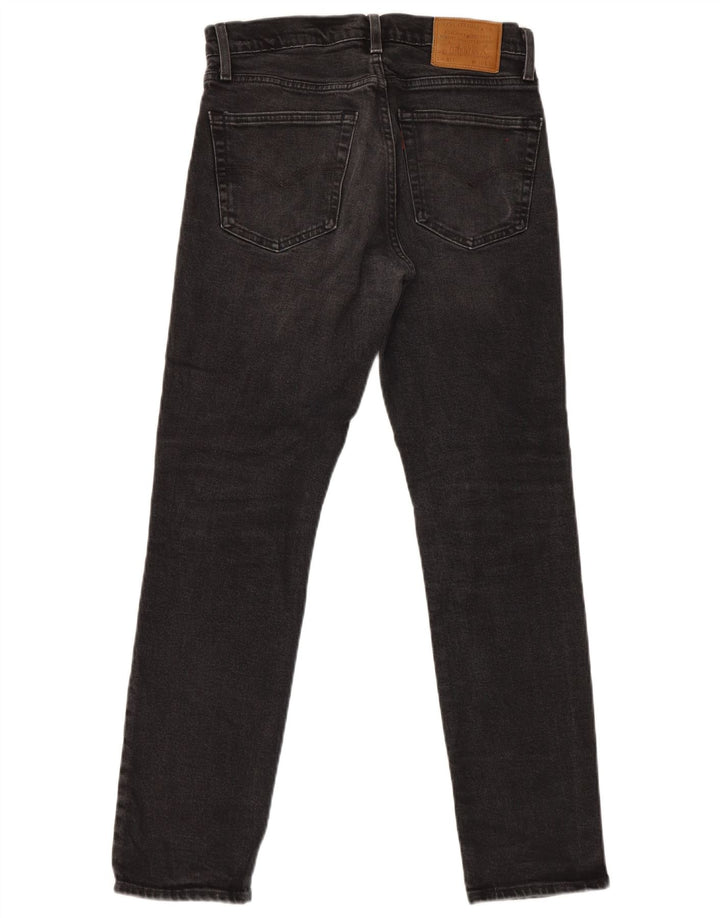 Ανδρικό τζιν Levi's Slim W30 L30 μαύρο βαμβακερό