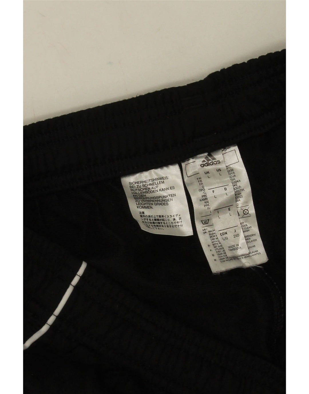 Ανδρική φόρμα Adidas Παντελόνι Joggers Μεγάλο Μαύρο Πολυεστέρα