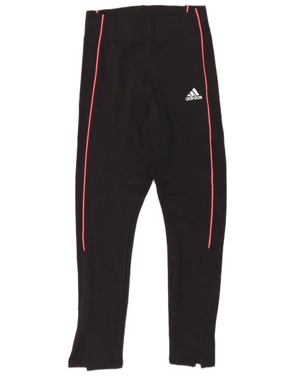 Adidas Γυναικεία Κολάν UK 8/10 Small Black Cotton Sports