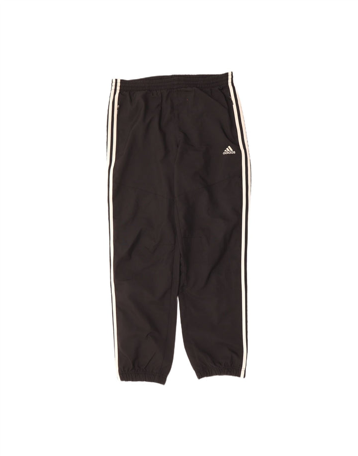 ADIDAS Mens Tracksuit Trousers Joggers  Size 36/38 Small  Black Polyester