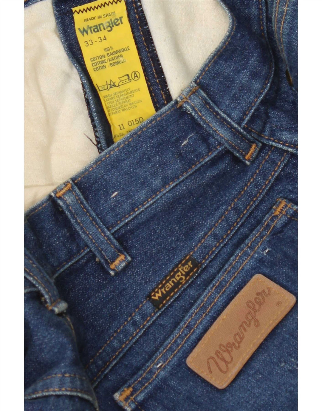 Ανδρικό τζιν Wrangler Slim W33 L32 Μπλε βαμβακερό