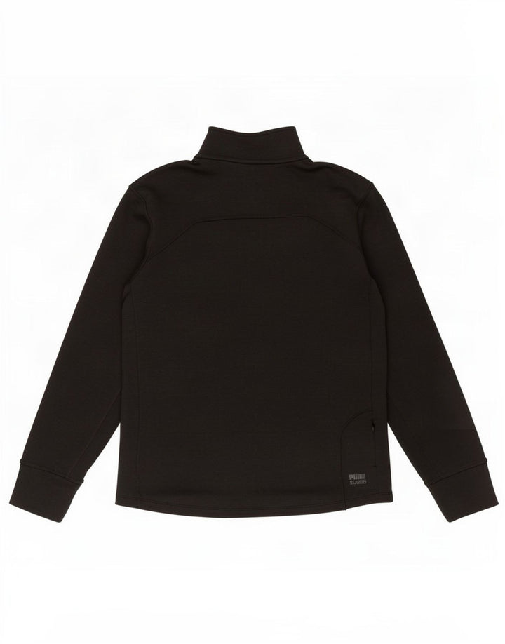Ανδρική φόρμα πουλόβερ με φερμουάρ Puma Top Medium Μαύρο Πολυεστέρας