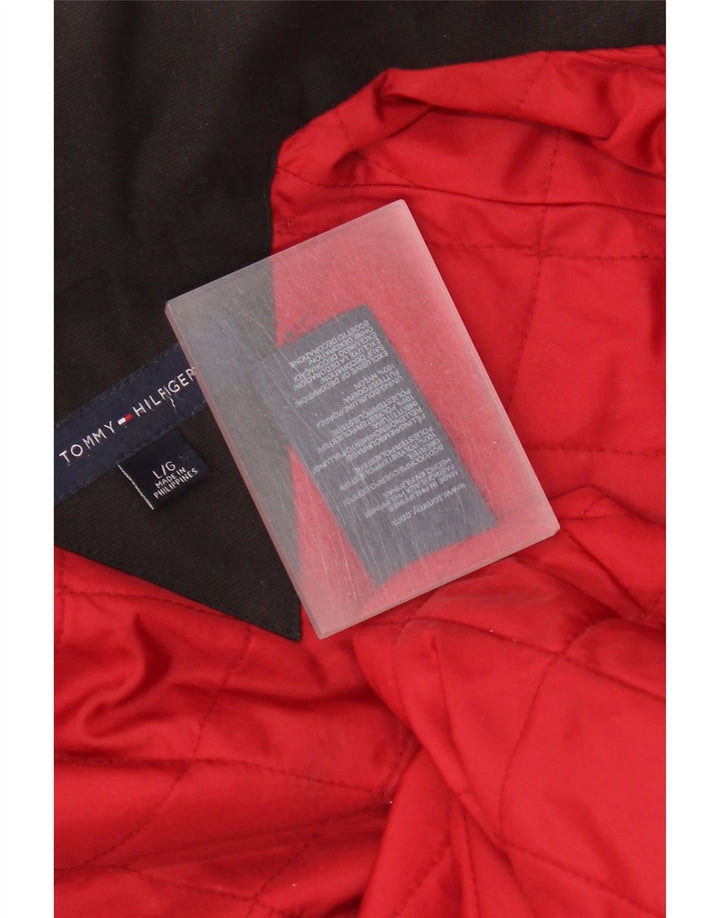 Ανδρικό μπουφάν Tommy Hilfiger Graphic Windbreaker UK 40 Large Black