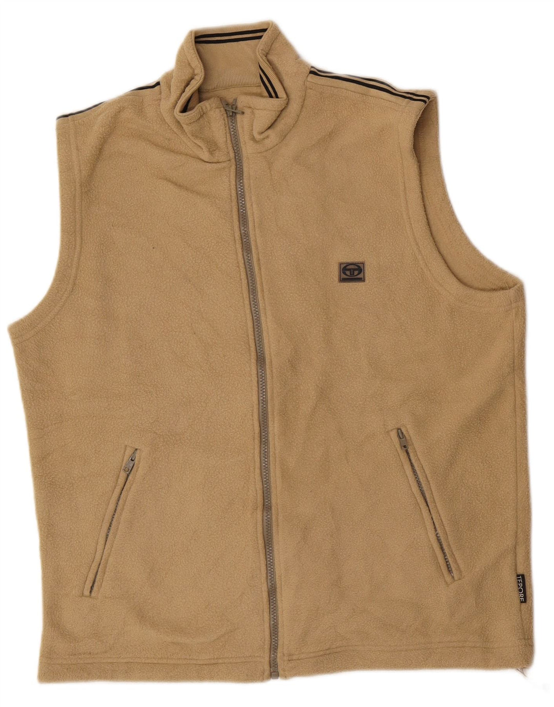 Sergio Tacchini Ανδρικό Fleece Gilet UK 38 Medium Beige
