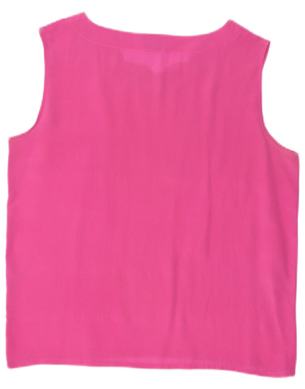 Γυναικεία αμάνικη μπλούζα Douglas Top UK 14 Medium Pink Silk