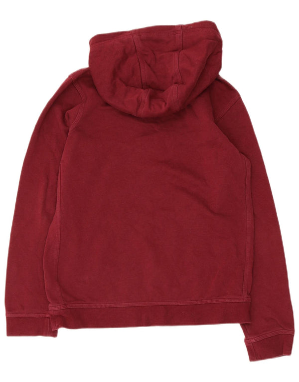 Nike Boys Graphic Hoodie Jumper 12-13 ετών Μεγάλο βαμβακερό μπορντό