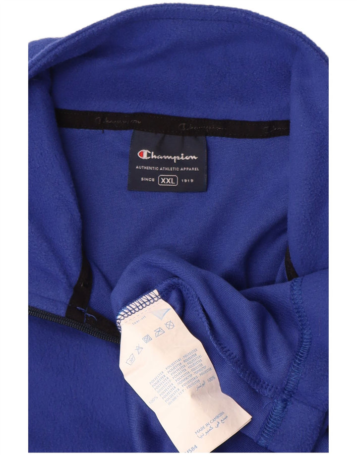 Champion Ανδρικό φερμουάρ Fleece Jumper 2XL Blue Polyester