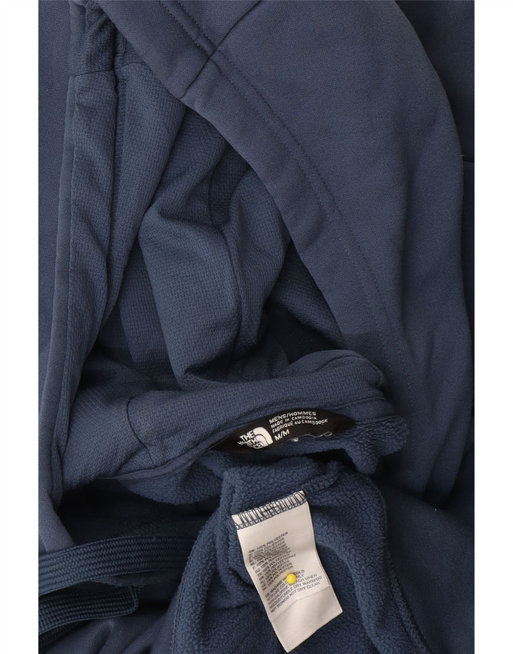Ανδρικό γραφικό κουκούλα North Face, μεσαίο μπλε πολυεστέρας
