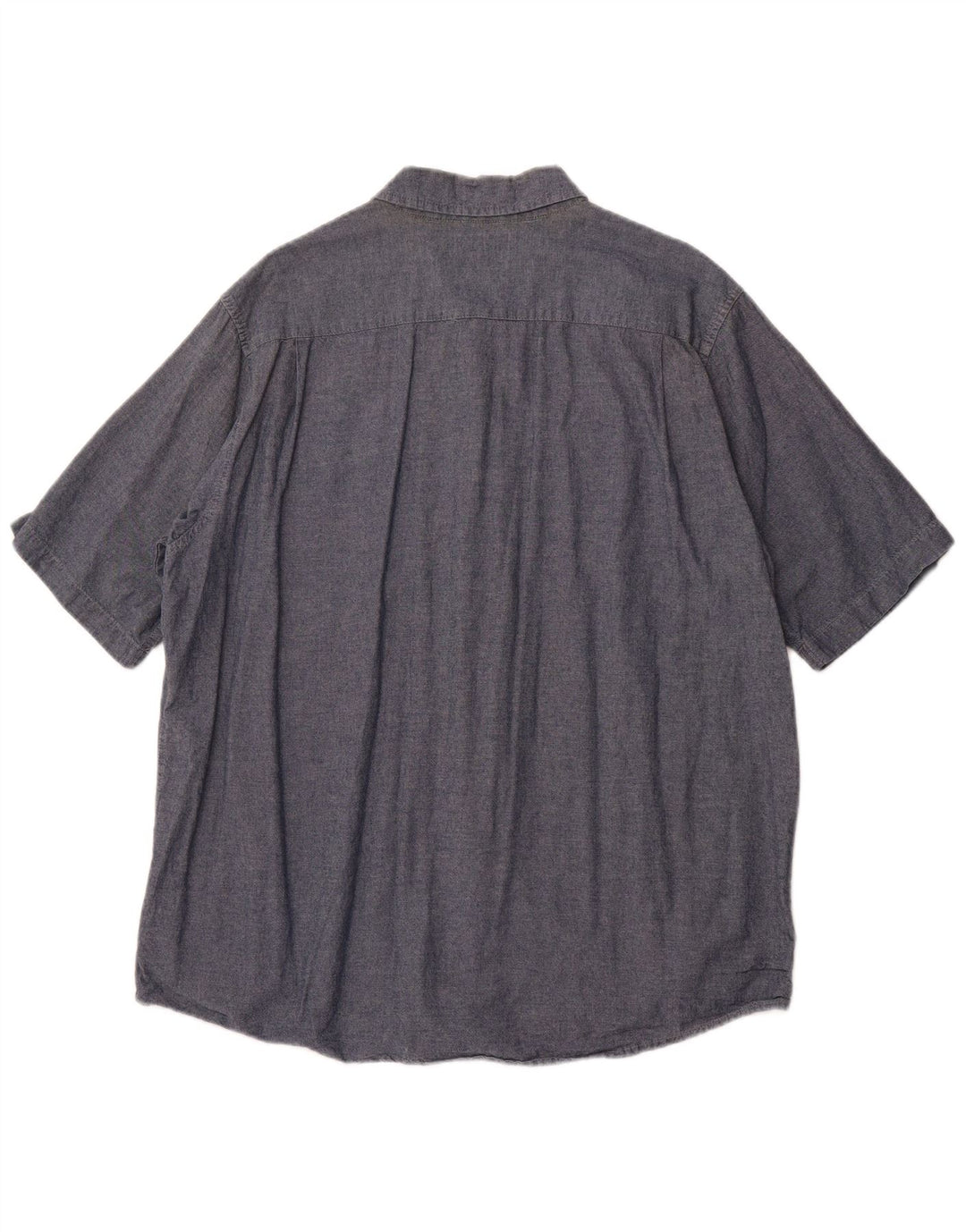 Ανδρικό κοντομάνικο πουκάμισο WRANGLER 2XL Μπλε βαμβακερό