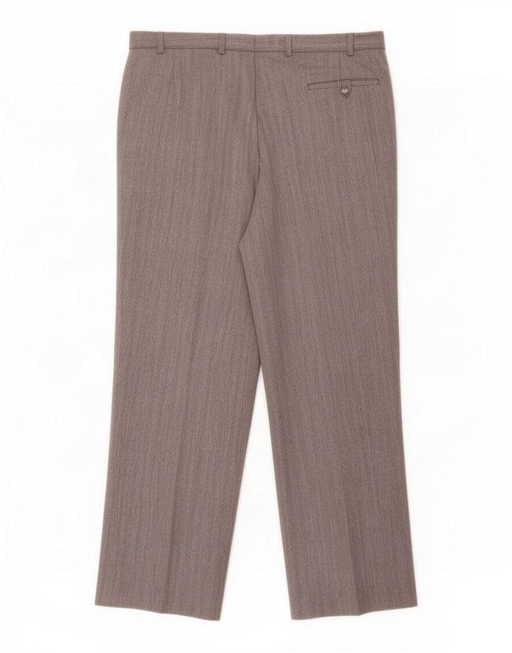 Marks & Spencer Ανδρικό παντελόνι κοστούμι St. Michael W38 L29 Γκρι ριγέ