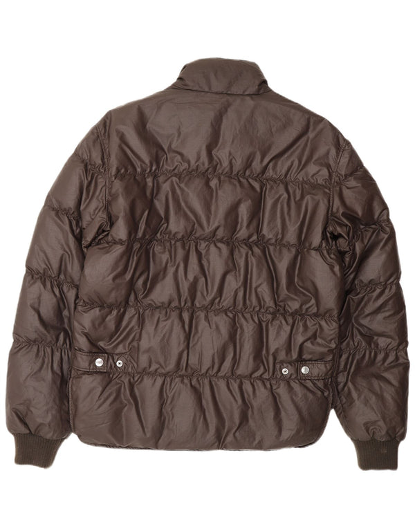 Dsquared Mens Zip Padded Padded Jacket IT 48 Medium Brown Designer