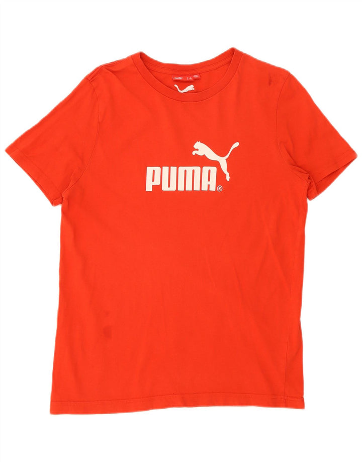 Ανδρικό γραφικό μπλουζάκι Puma Top Medium Red