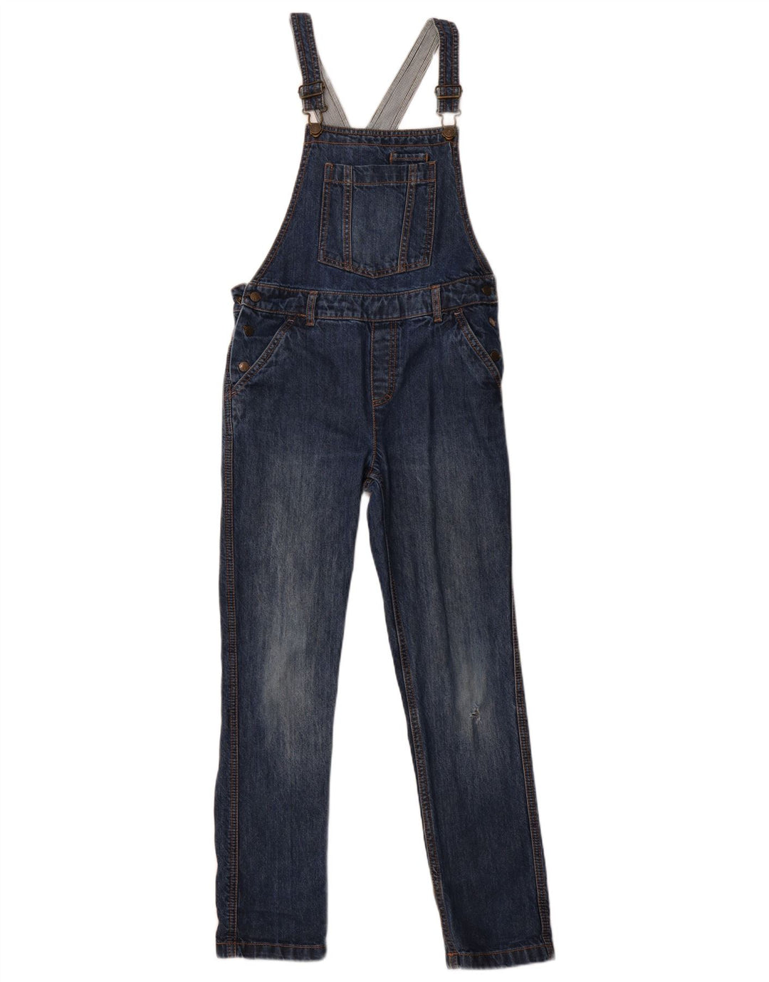 FAT FACE Girls Dungarees Jeans 10-11 ετών W28 L26 Blue Cotton
