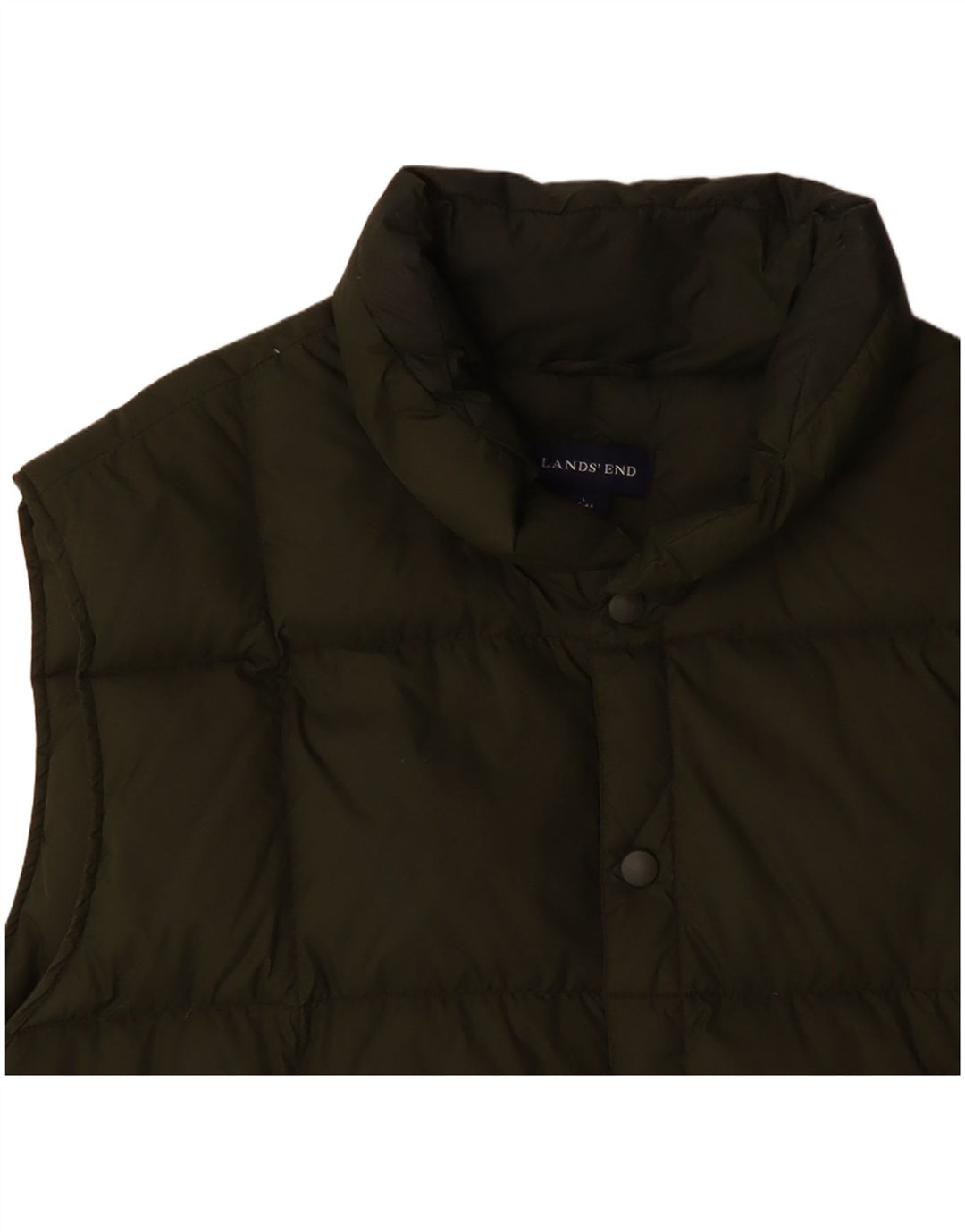 LANDS END Ανδρικό padded Gilet UK 40 Large Green