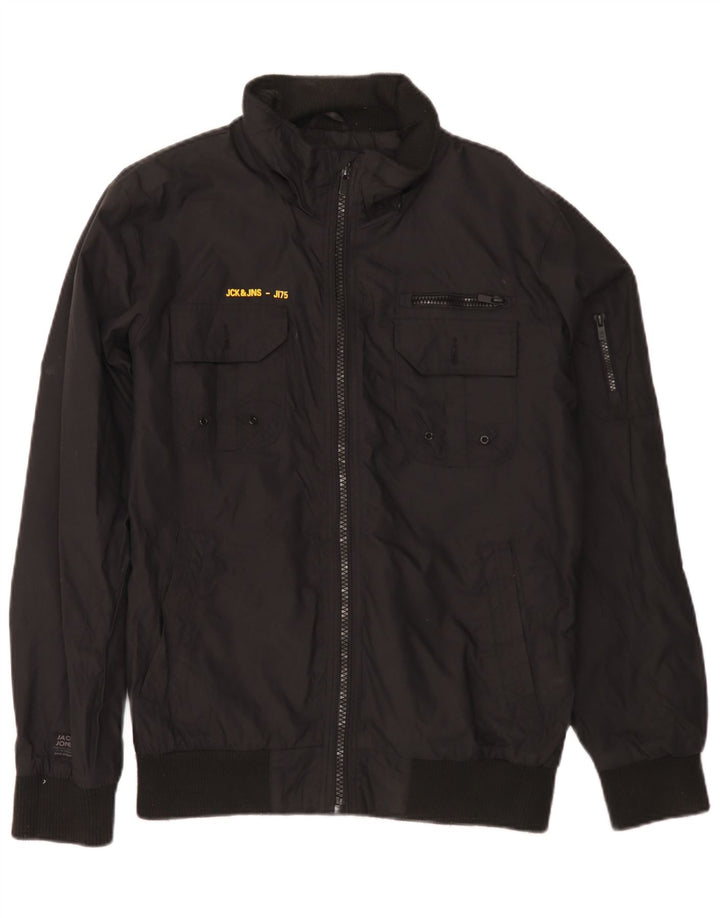 Ανδρικό Jack & Jones Bomber Jacket UK 38 Medium Black Nylon