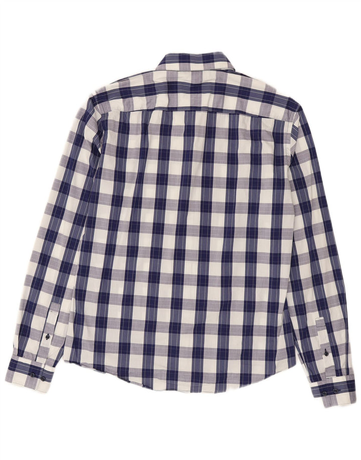 Ανδρικό πουκάμισο Hugo Boss Slim Fit Size 40 15 3/4 Medium Blue Check