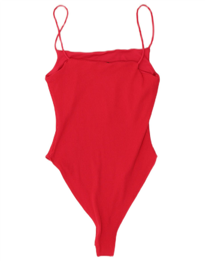 Zara Γυναικείο Φορμάκι UK 12 Medium Red Polyamide