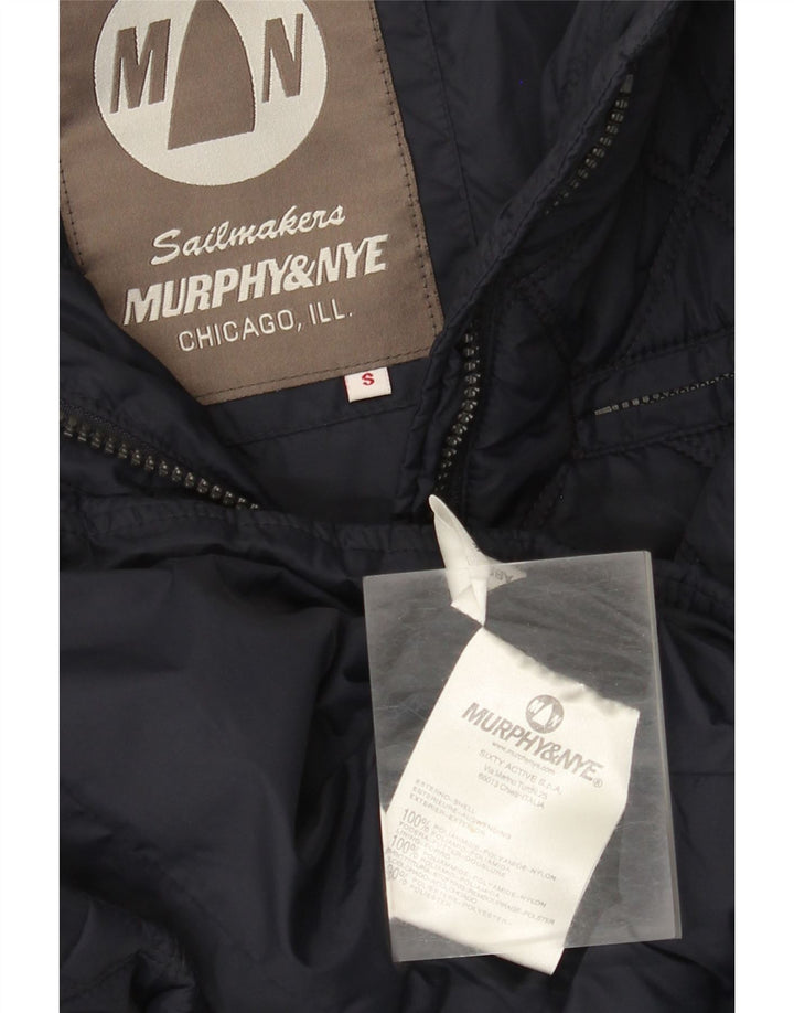 Murphy & Nye Γυναικείο καπιτονέ μπουφάν UK 10 Small Navy Blue Polyamide