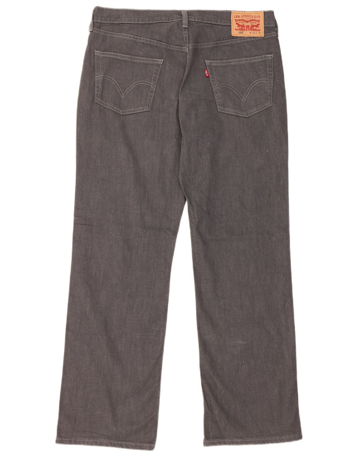 Levi's Mens 506 Straight Jeans W36 L32 Γκρι βαμβακερό