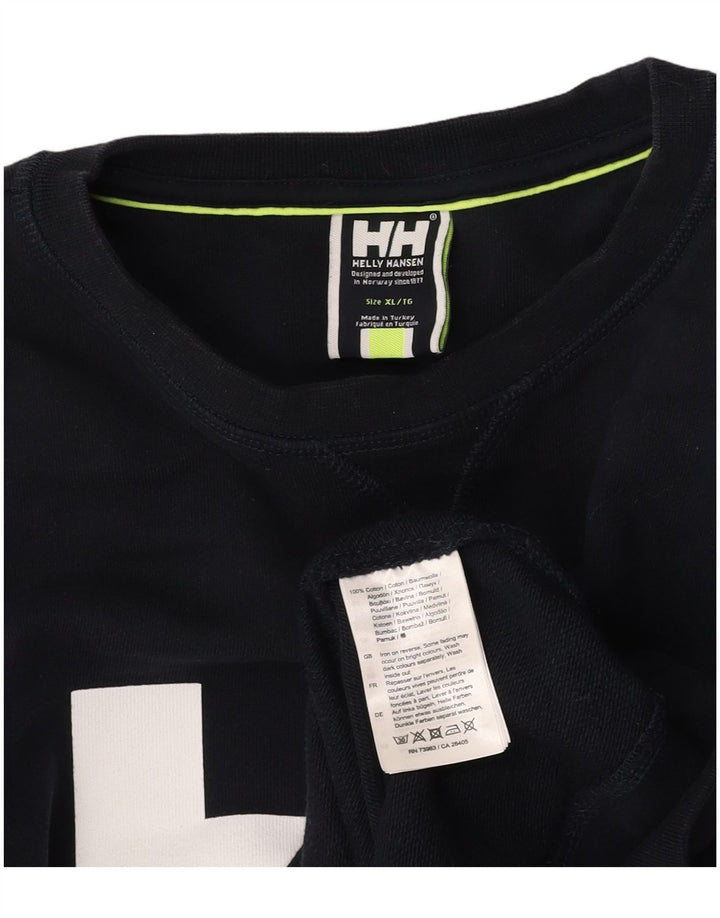 HELLY HANSEN Ανδρικό γραφικό φούτερ Jumper XL Navy Blue Cotton