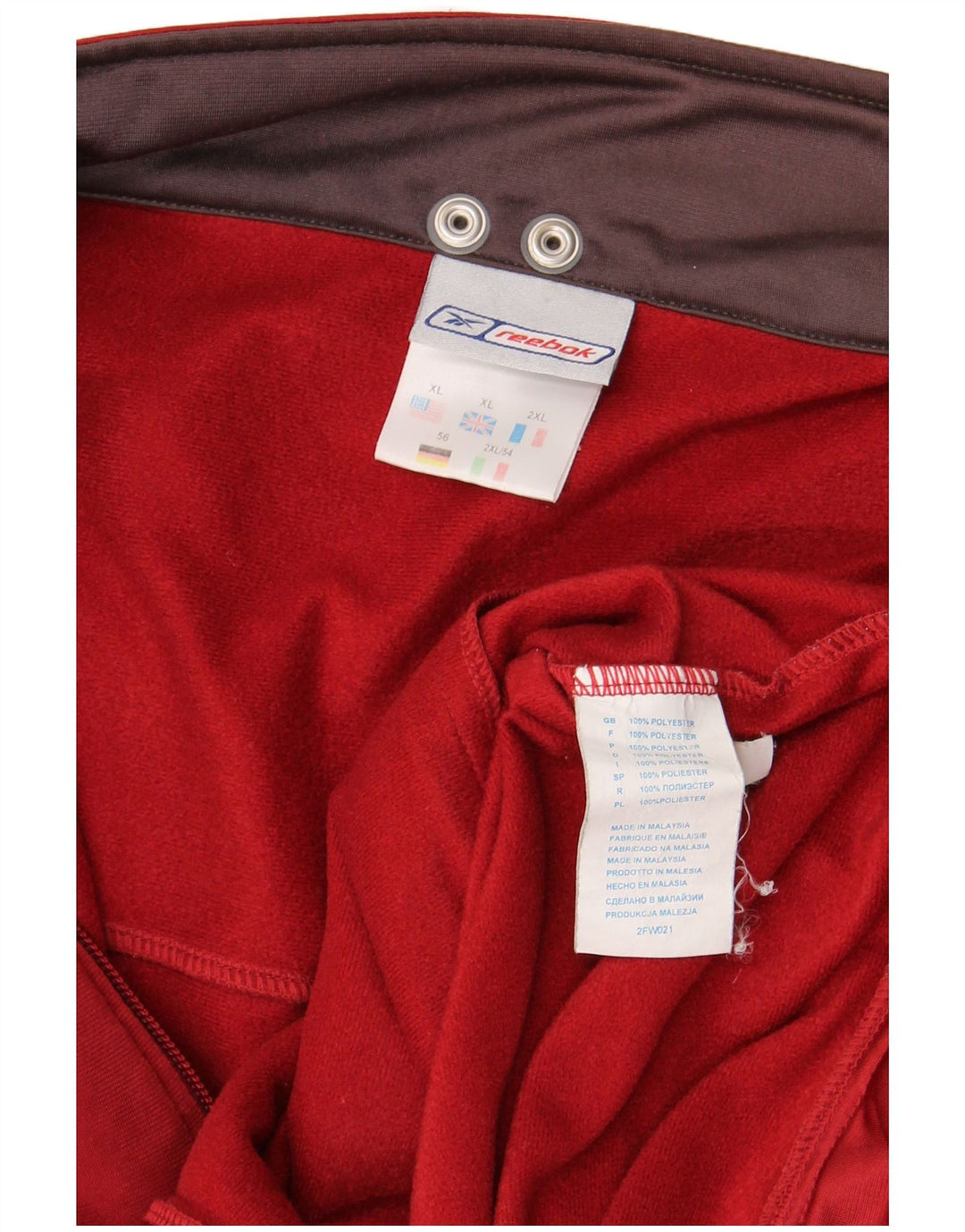 Ανδρική φόρμα Reebok Top Jacket XL Red Polyester