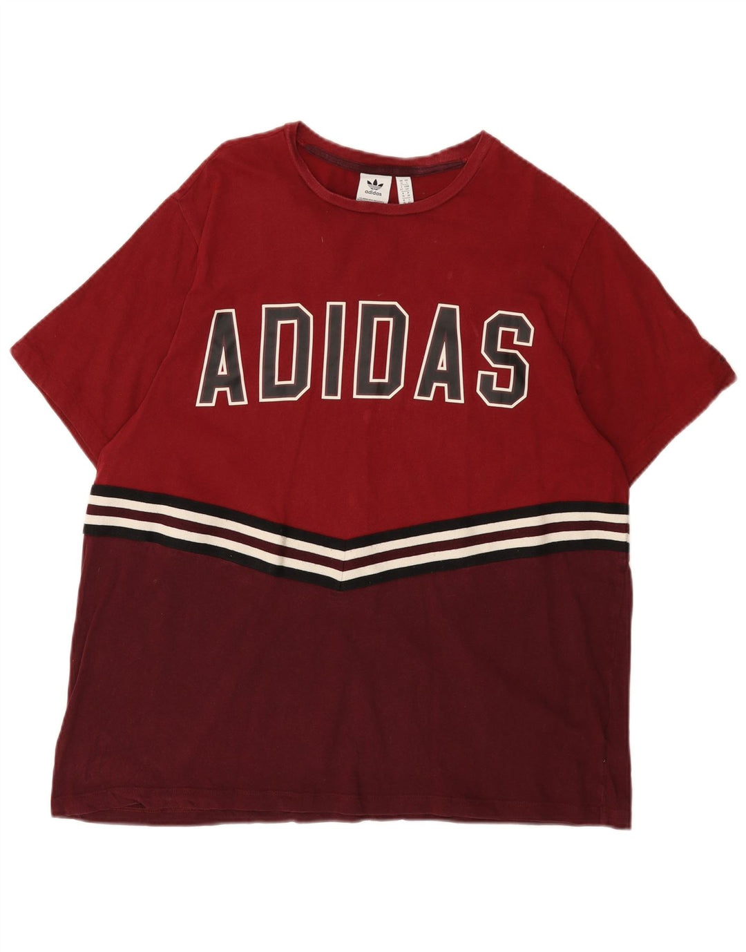 Γυναικείο γραφικό μπλουζάκι ADIDAS Top UK Small 10 μπορντό