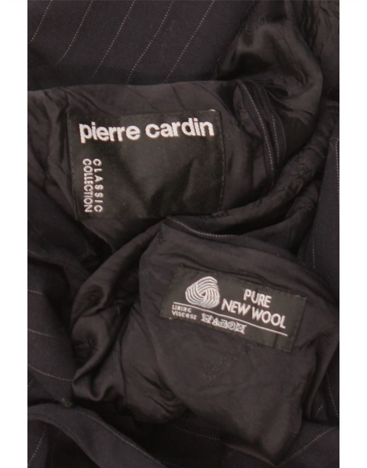 Pierre Cardin Ανδρικό σακάκι με διπλό στήθος UK 40 μεγάλο μαύρο