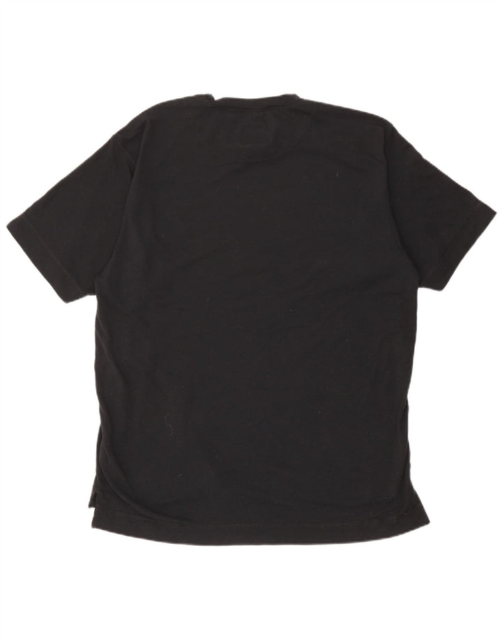 Jack Wolfskin Ανδρικό T-Shirt Top 2XL Μαύρο Πολυεστέρας