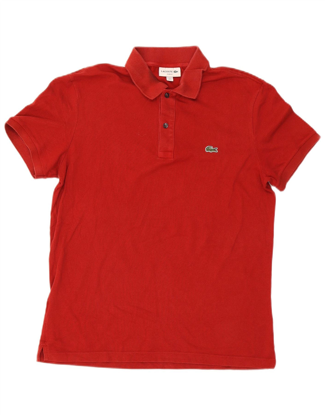 Lacoste Ανδρικό πουκάμισο Polo Slim Fit Μέγεθος 5 Μεγάλο κόκκινο