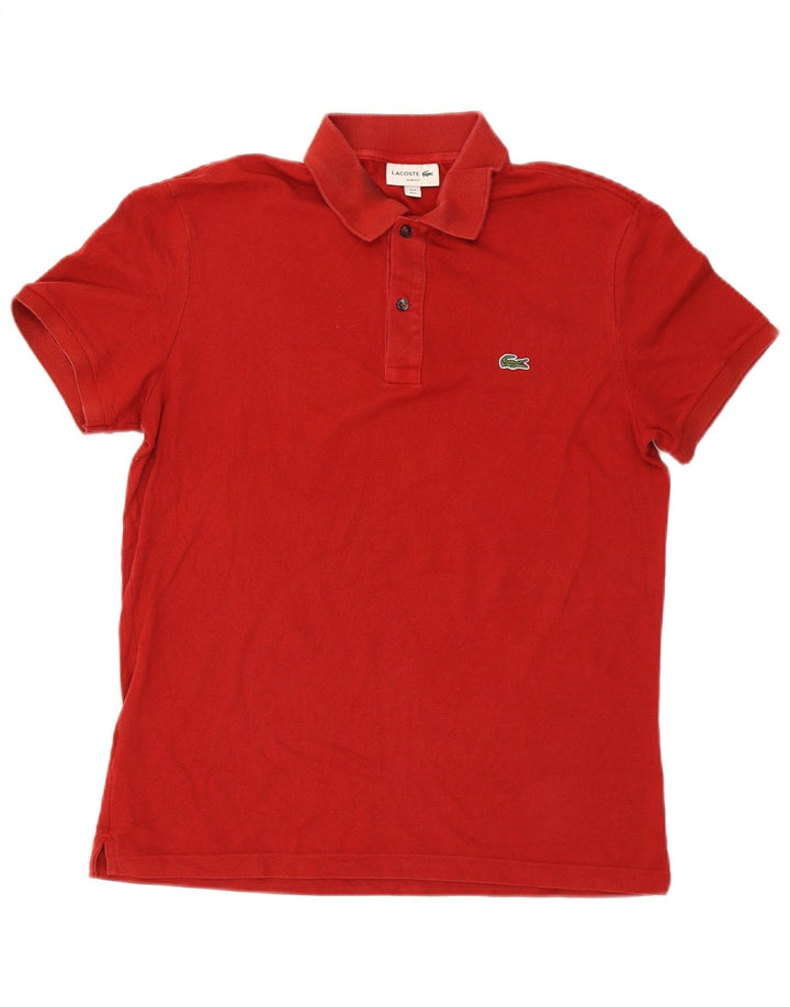 Lacoste Ανδρικό πουκάμισο Polo Slim Fit Μέγεθος 5 Μεγάλο κόκκινο