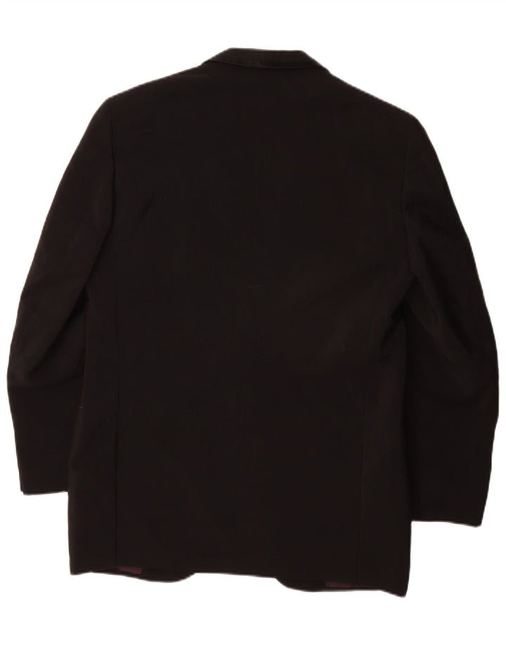 San Babila Ανδρικό Μπουφάν Blazer UK 40 Μαύρο με 1 κουμπί