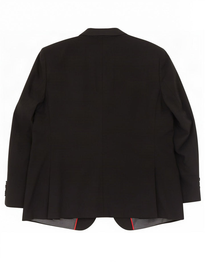 Marks & Spencer Ανδρικό σακάκι σακάκι με 2 κουμπιά UK 48 2XL μαύρο μαλλί
