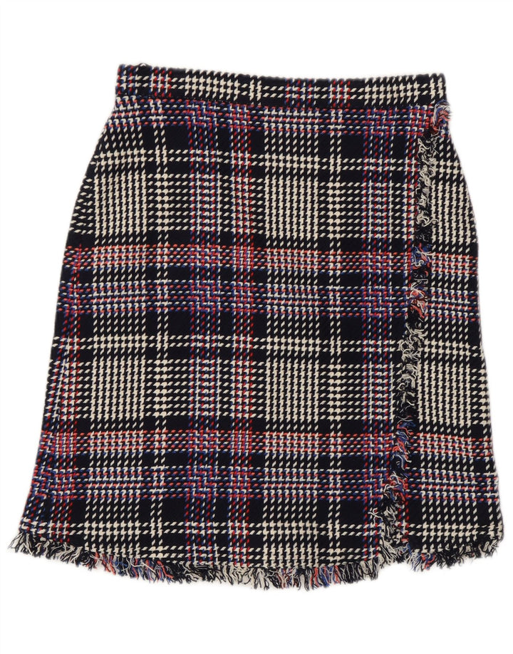 Marks & Spencer Γυναικεία ίσια φούστα UK 8 Small W28 Πολύχρωμη επιταγή