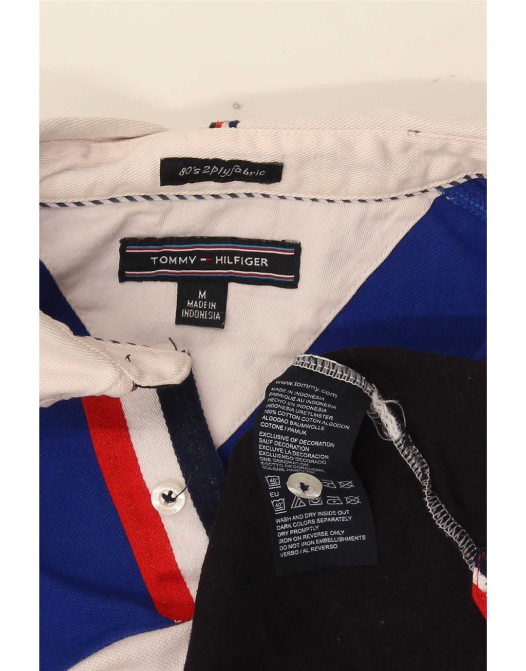 Ανδρικό πουκάμισο ράγκμπι πόλο Tommy Hilfiger, μεσαίο πολύχρωμο