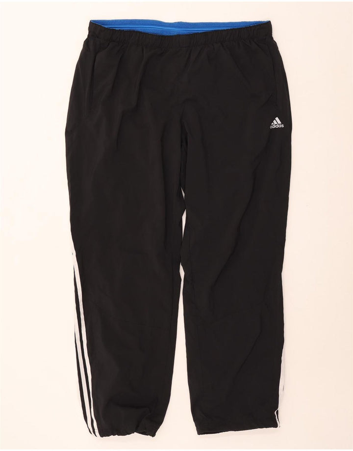 Adidas Ανδρική φόρμα Climalite Παντελόνι Joggers 2XL Μαύρο Πολυεστέρα