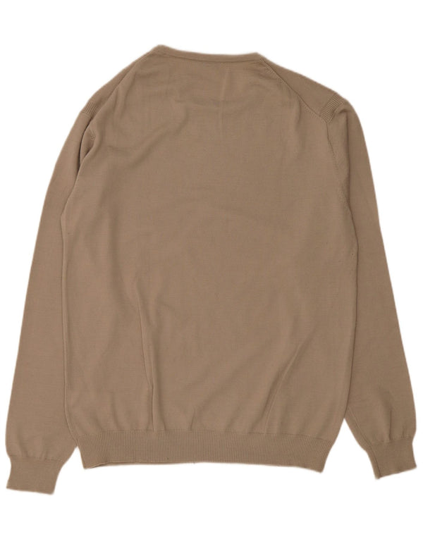 Ανδρικό πουλόβερ Guess Boat Neck Jumper UK 44 XL Beige Acrylic