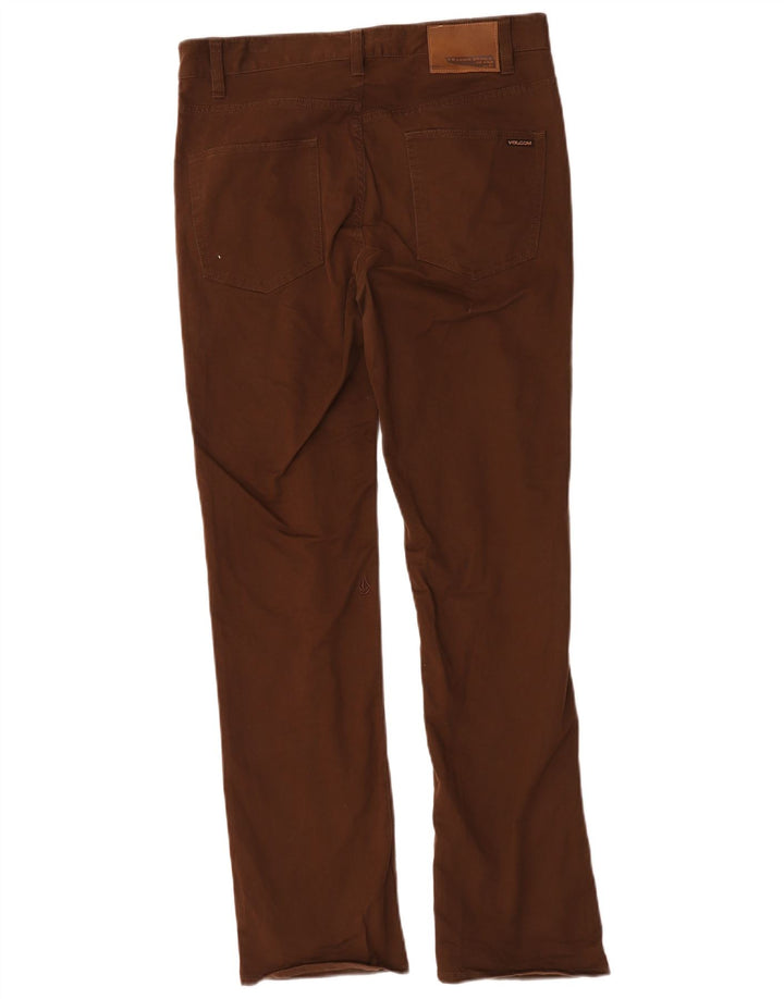 Ανδρικό παντελόνι Volcom Solver ίσιο casual W30 L31 Καφέ βαμβακερό