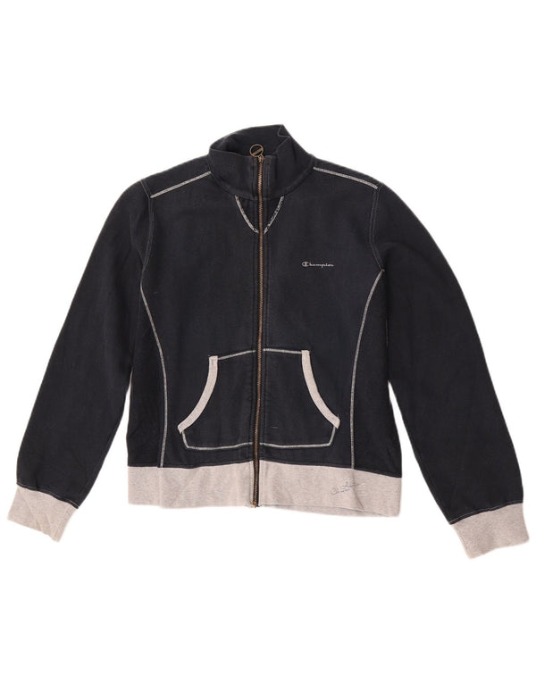 Γυναικεία αθλητική φόρμα Champion Top Jacket UK 14 Medium Navy Blue
