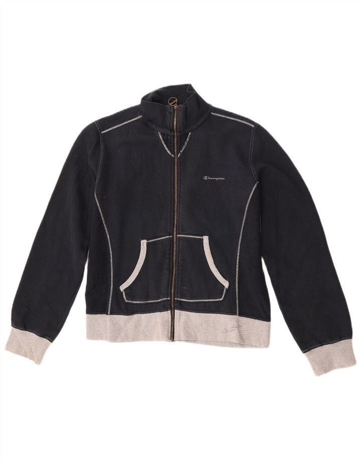 Γυναικεία αθλητική φόρμα Champion Top Jacket UK 14 Medium Navy Blue