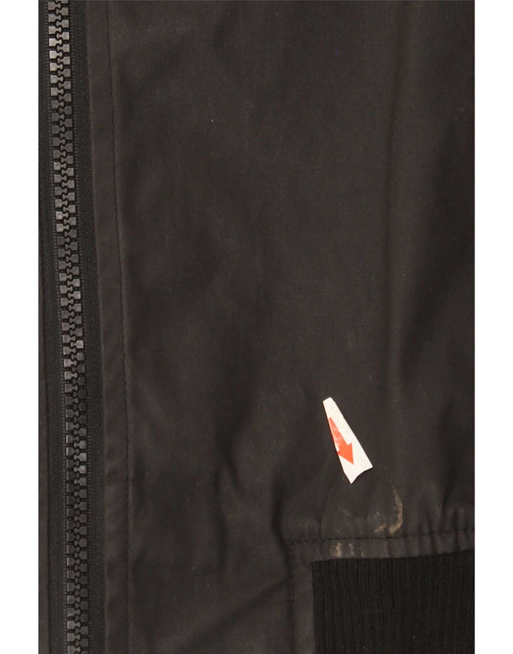 Ανδρικό μπουφάν Superdry UK 38 Medium Black Cotton