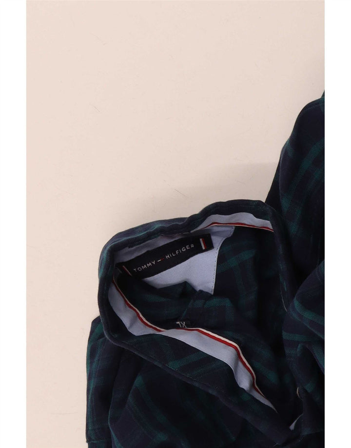 Ανδρικό πουκάμισο Tommy Hilfiger Custom Fit XL Navy Blue Check