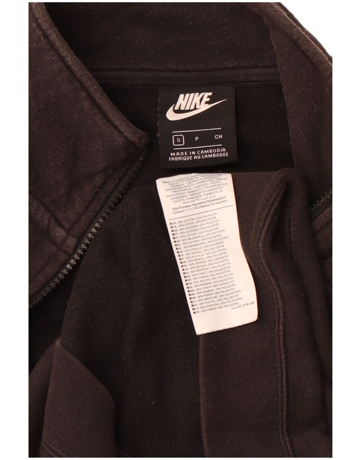 Ανδρική αθλητική φόρμα NIKE Μπουφάν, μικρό μαύρο βαμβακερό