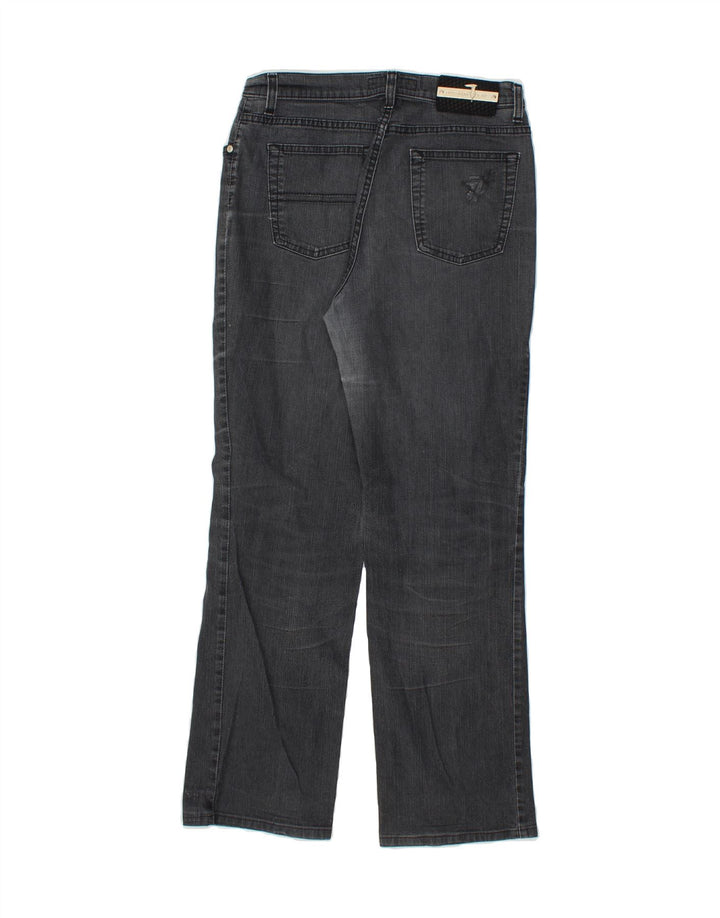 TRUSSARDI Womens Straight Jeans W31 L29 Grey Cotton Vintage Trussardi and Second-Hand Trussardi from Messina Hembry 