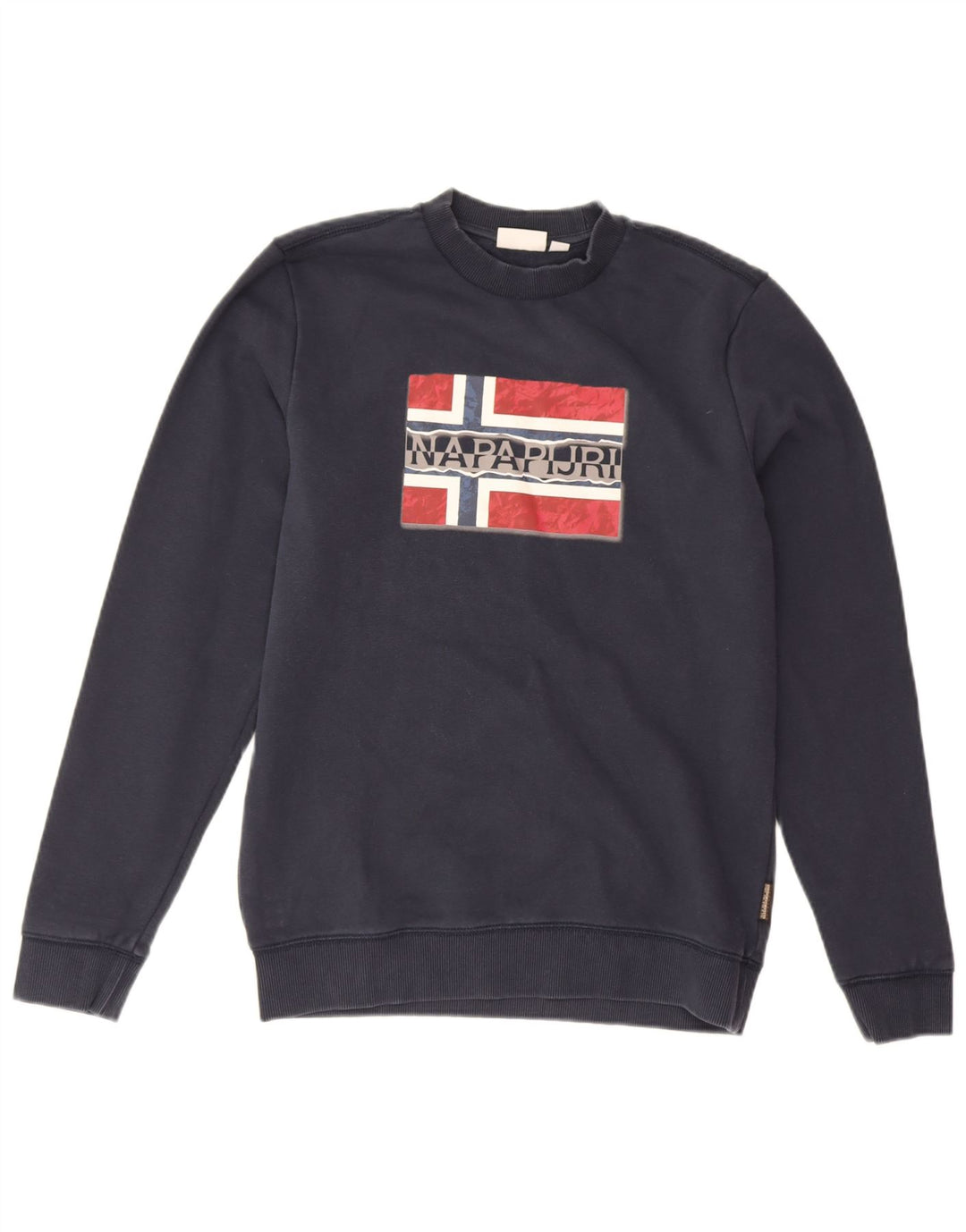 Ανδρικό γραφικό φούτερ Napapijri Jumper Small Navy Blue